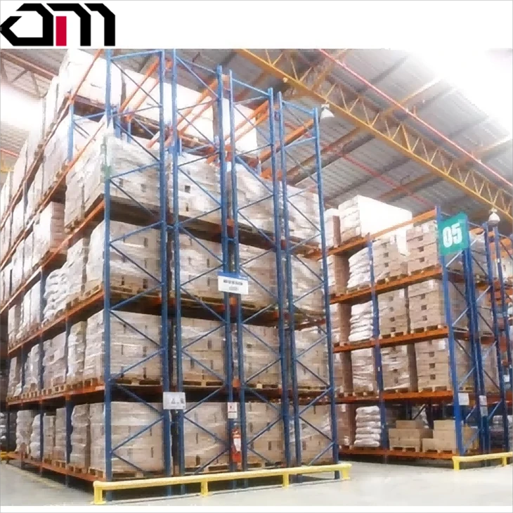 Heavy Duty Double Deep Rack Selective Pallet Racking System